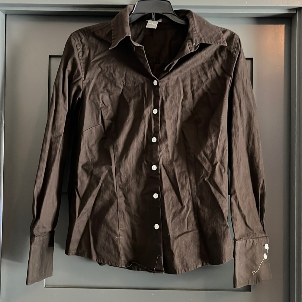 Ann Taylor Button-Up Blouse